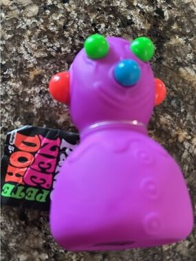 NEW Panic Pete Needoh Sensory Squeeze  Purple